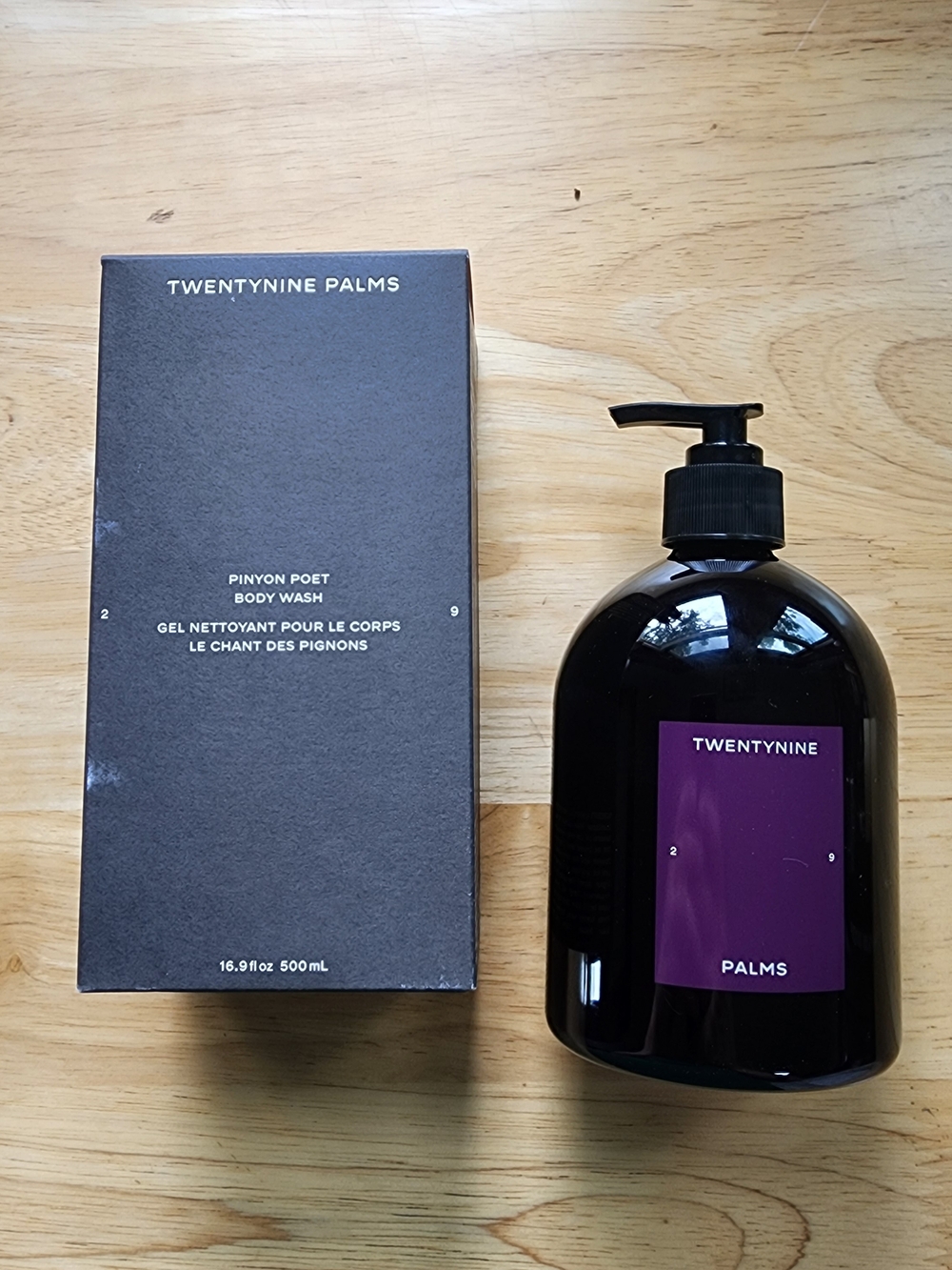 TWENTYNINE PALMS Pinyon Poet Body Wash BAY LAUREL JOJOBA MARJORAM  purple label